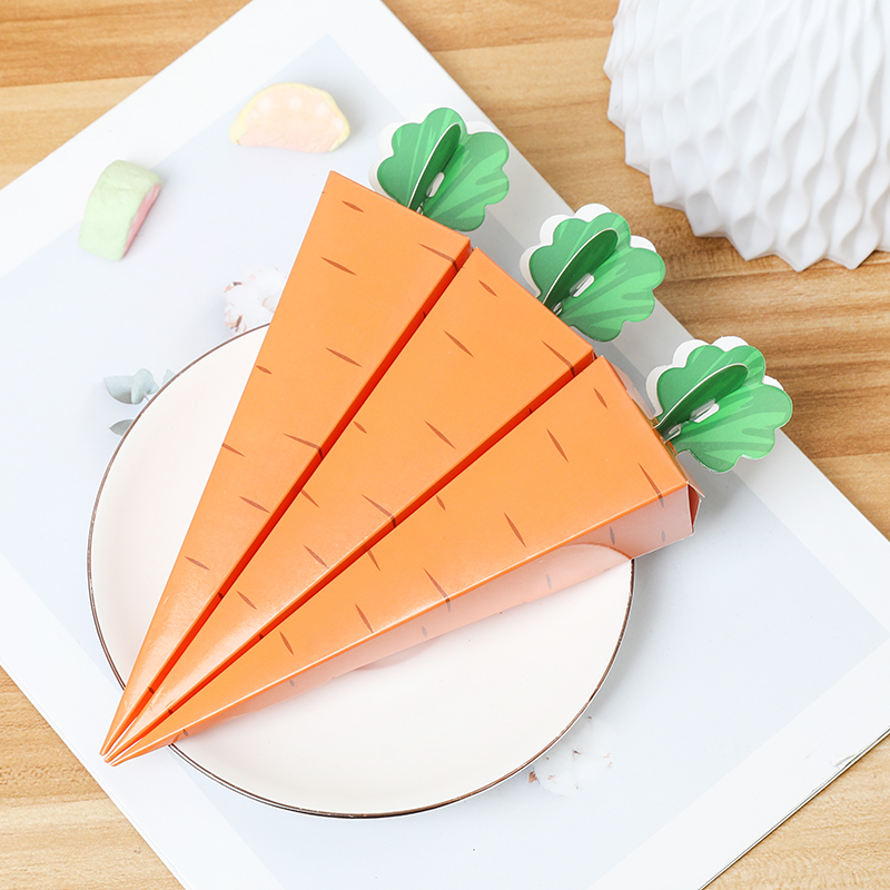 Cotton Candy Cone - 10 Stuks Creatieve Wortel Papier Bonbondoos