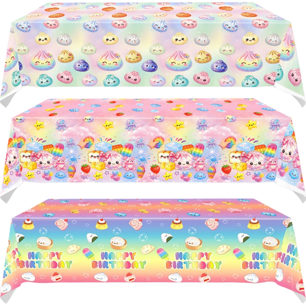 Table Cloth Disposable - 137x274cm wegwerpbaar squishy dumpling tafelkleed voor