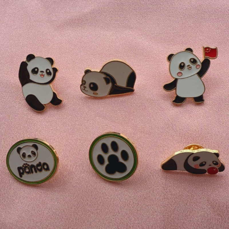 6 stks Cartoon China Panda Bad - Supply Event recensie en prijs