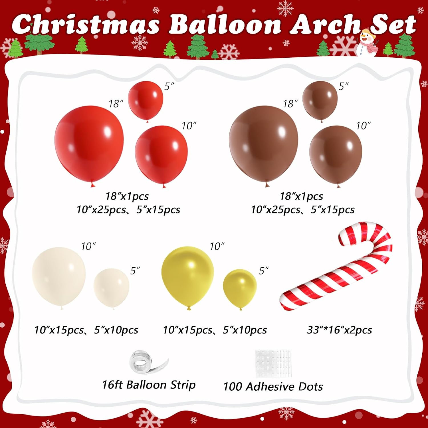 Kerstrendier Ballonboog Garlan - Balloon Arch Kit recensie en prijs