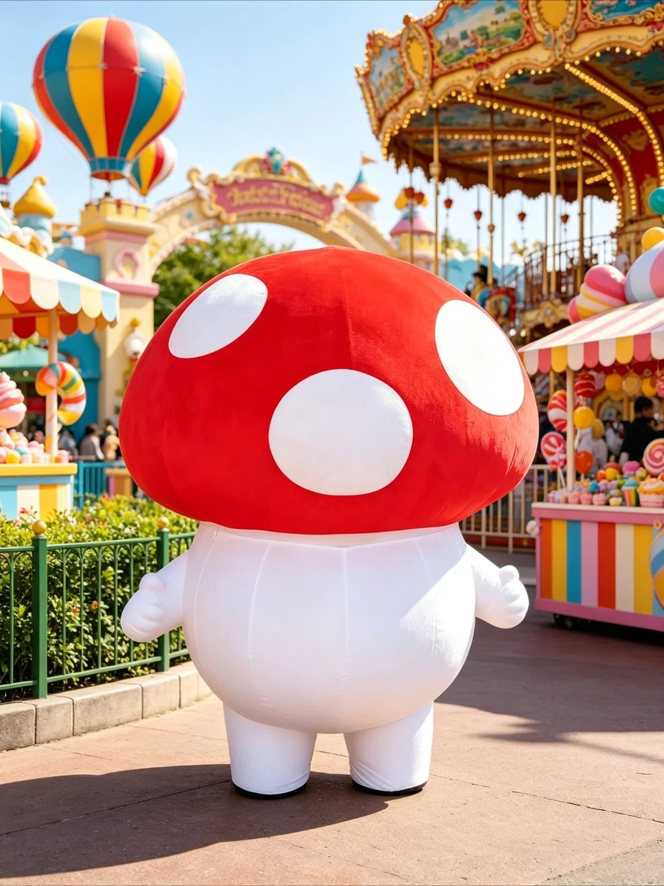 Opblaasbaar paddenstoelmascott - Event & Party Supply Photos recensie en prijs