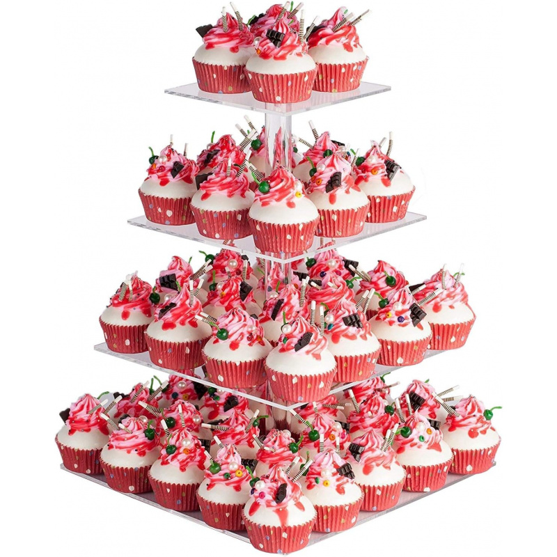 YestBuy 4-laags acryl cupcake  - Cupcake Stand Tier recensie en prijs