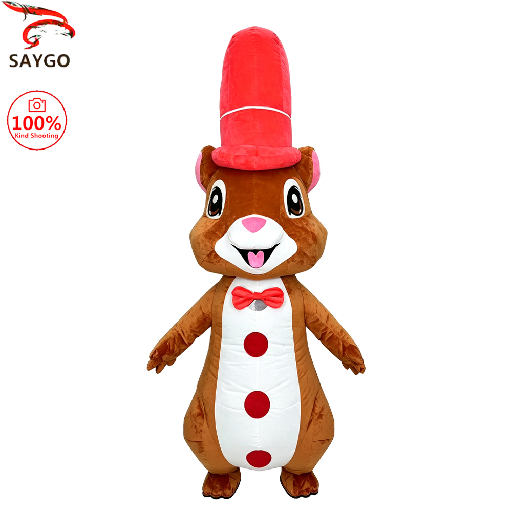 SAYGO Red Hat Eekhoorn Opblaas - Event & Party Supply recensie en prijs