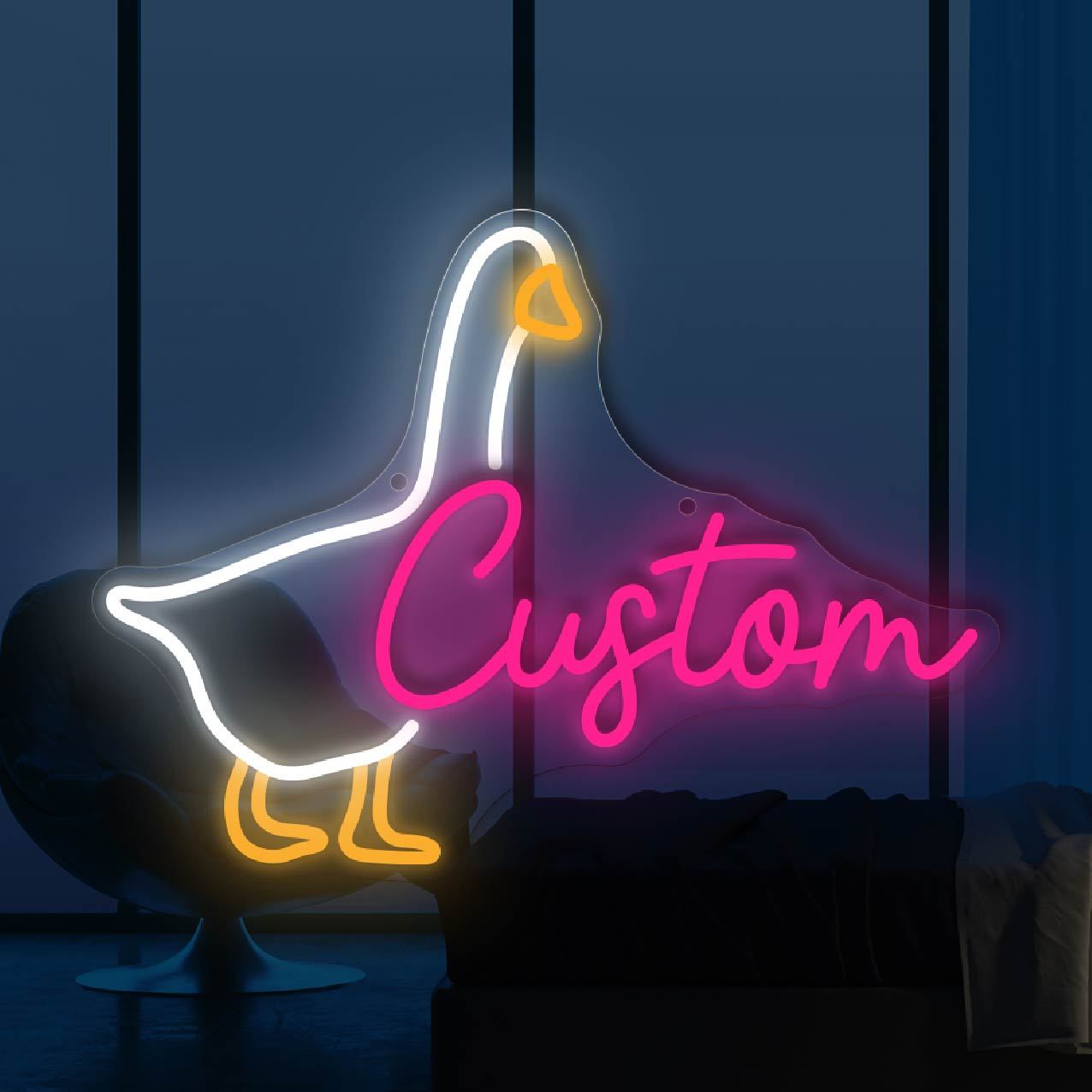 Aangepaste neonreclame met tek - Neon Sign Party recensie en prijs