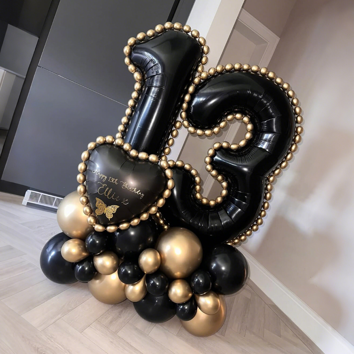 Zwarte digitale kolom ballonse - Led Balloon Light recensie en prijs