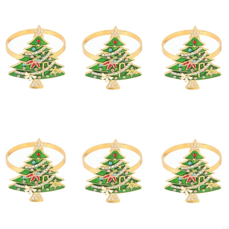 Kerst servetringen, metalen se - Napkin Folding Set recensie en prijs