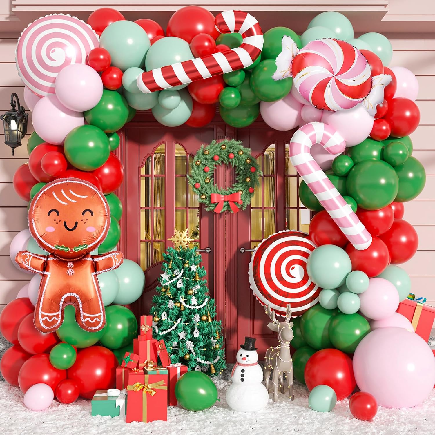 Kerstballonnenboogset, 115 stu - Balloon Arch Kit recensie en prijs