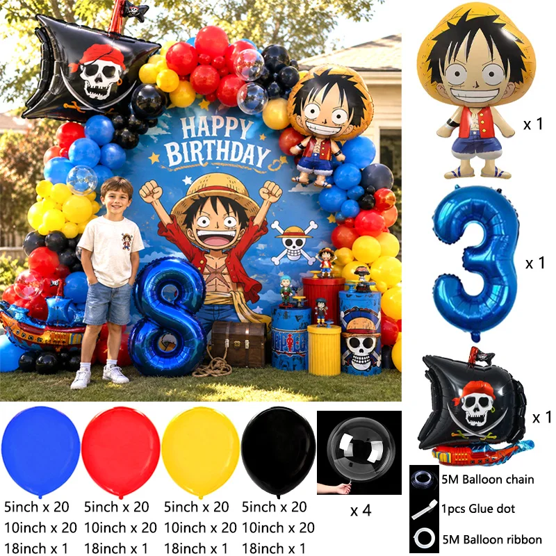 One Piece Party Ballon Garland - Balloon Arch Kit recensie en prijs