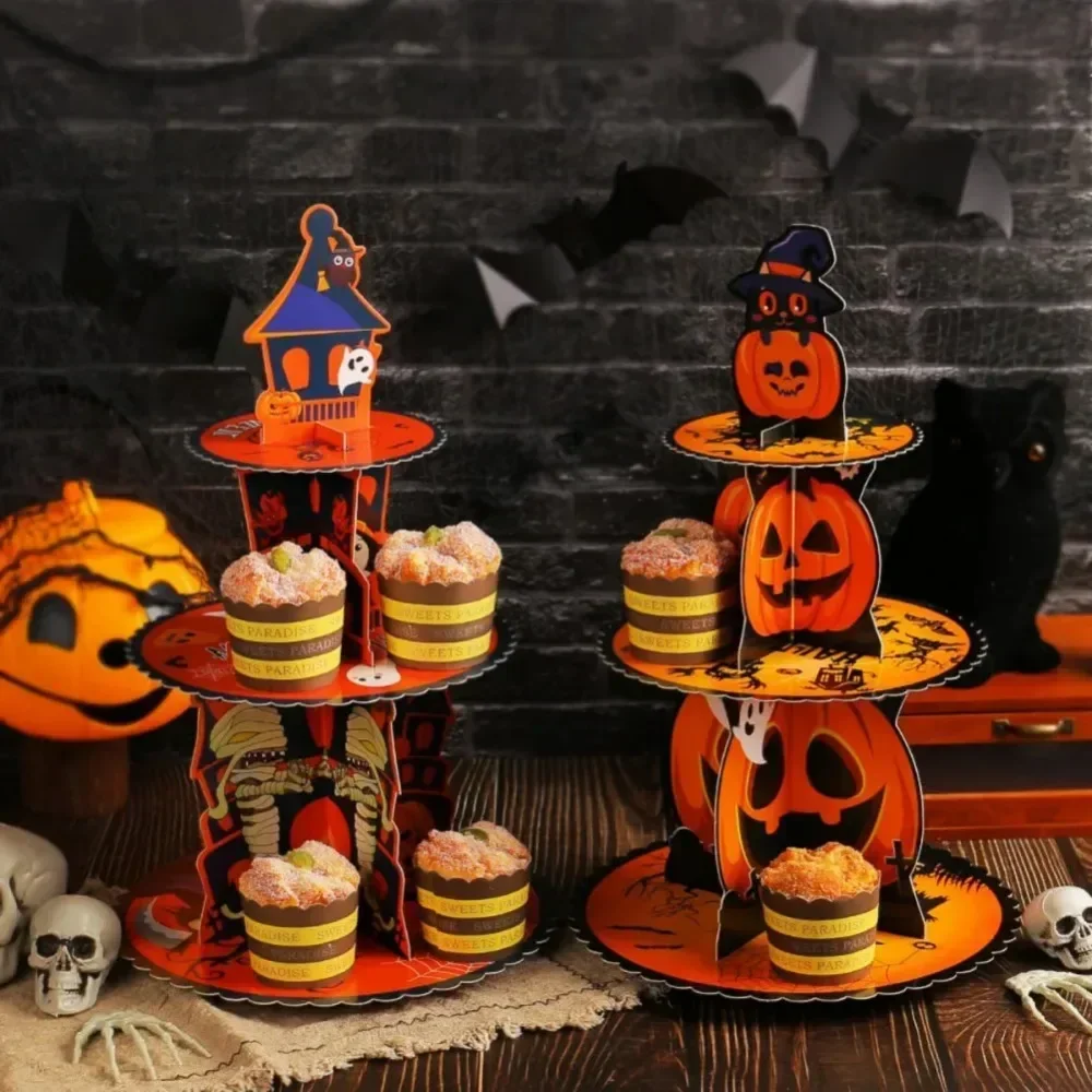 Halloween 3-laags dessertstand - Cupcake Stand Tier recensie en prijs