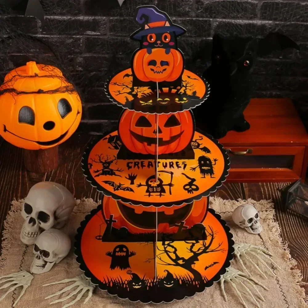 Halloween 3-laags dessertstand - Cupcake Stand Tier recensie en prijs