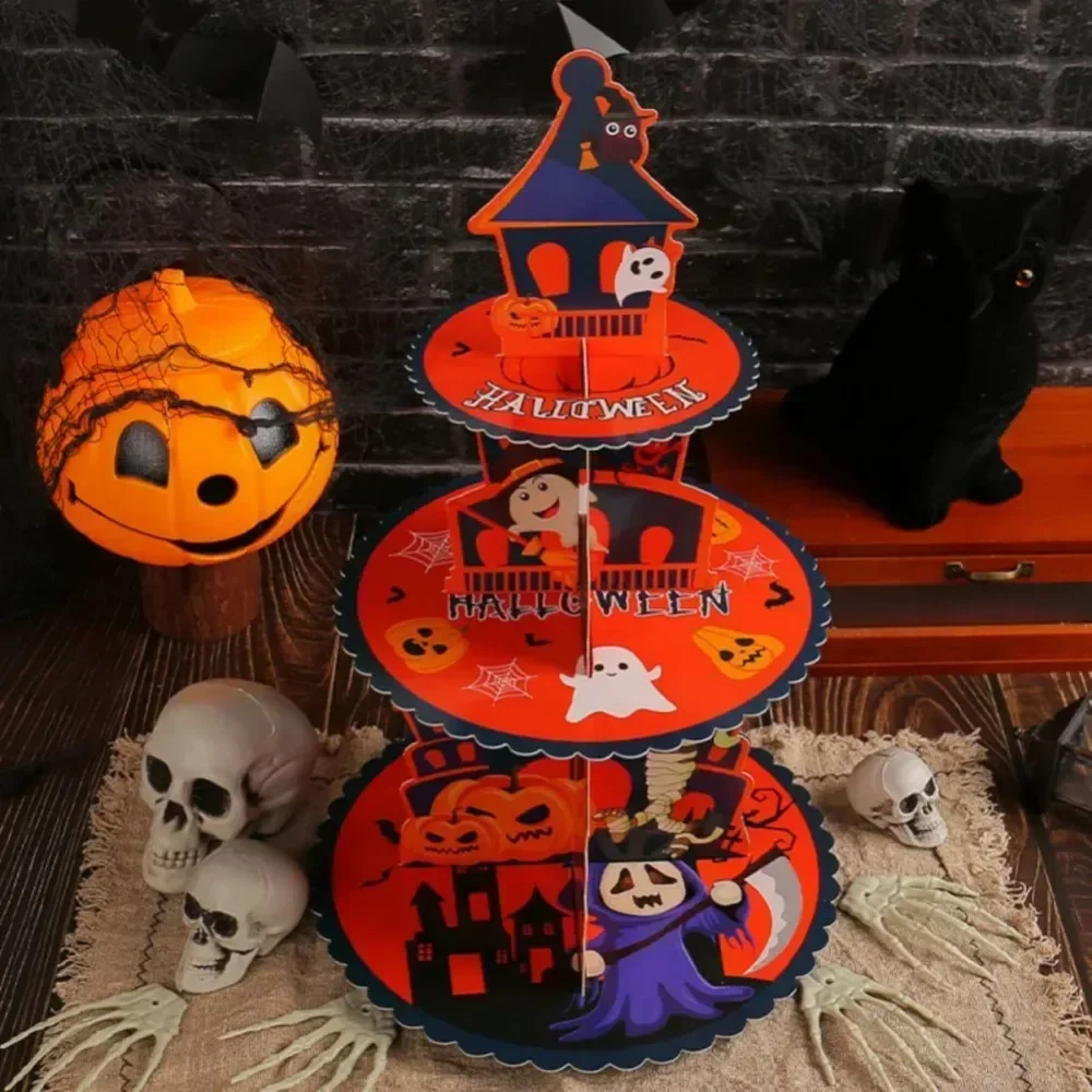 Halloween 3-laags dessertstand - Cupcake Stand Tier recensie en prijs